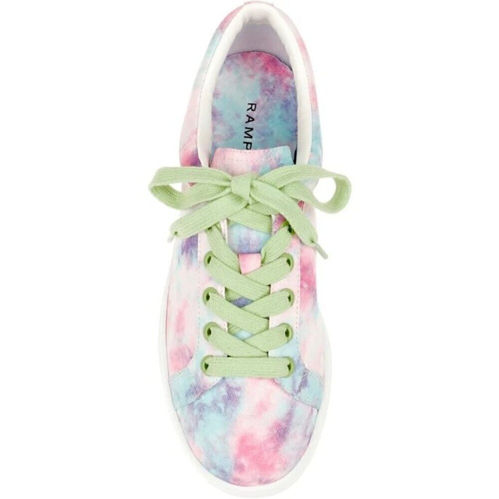 Women's Rampage Blue, Pink, Purple Shoes Low Top Sneakers, Size 8 - Picture 6 of 7